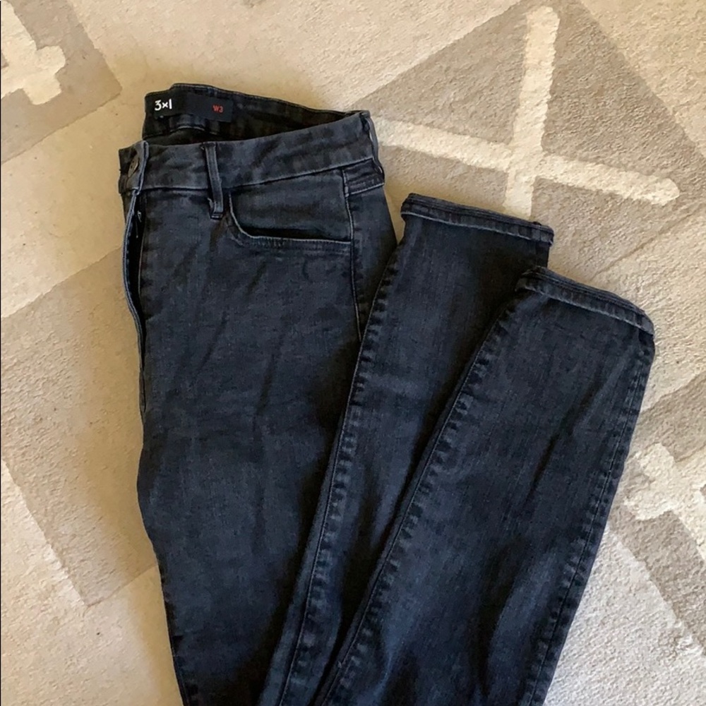3x1 black skinny jeans